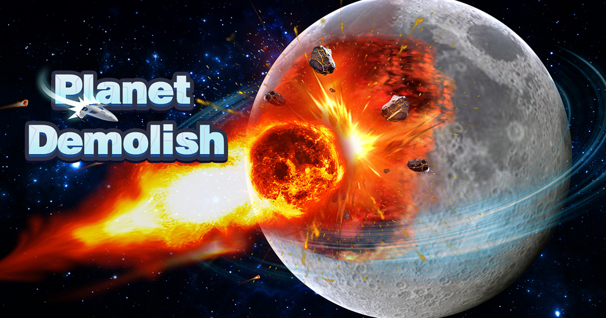 Planet Demolish Online Game Play For Free Starbie Co Uk