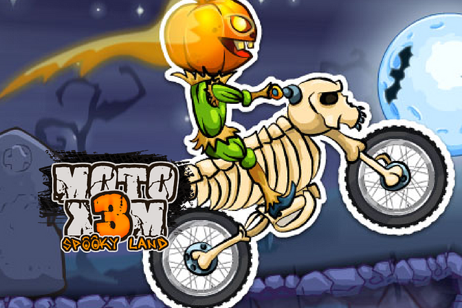 Moto X3M Spooky Land - Online Game - Play For Free | Starbie.Co.Uk