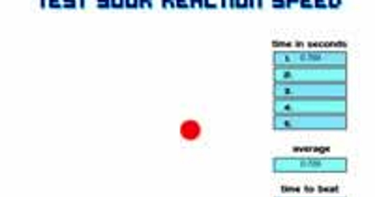 Test your reaction speed Online Game Play for Free Starbie.co.uk