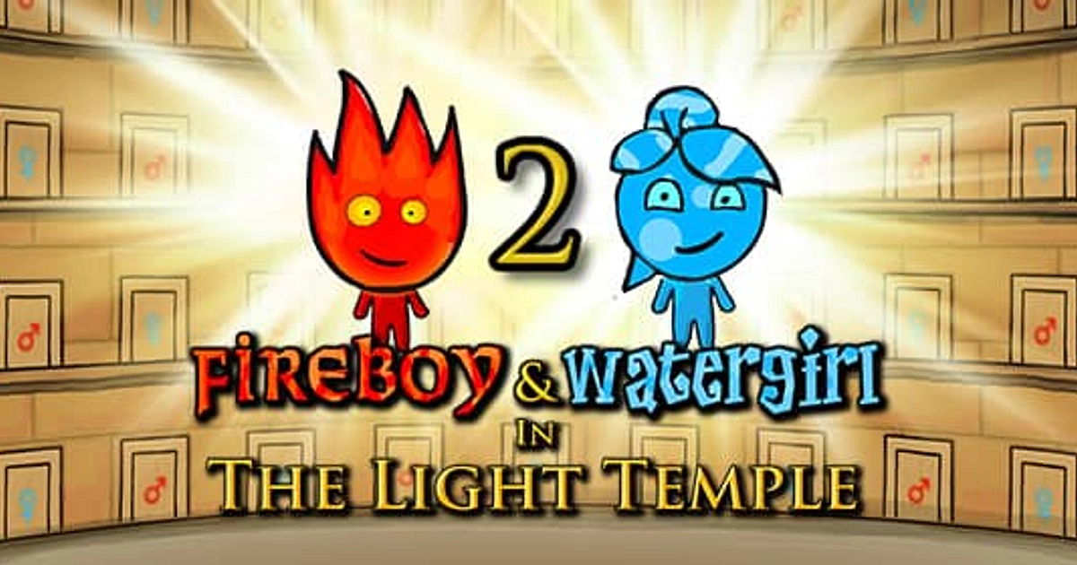 Fireboy and Watergirl: Elements - Walkthrough Level 5 (FIRE TEMPLE) 