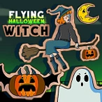 Halloween Witch Fly