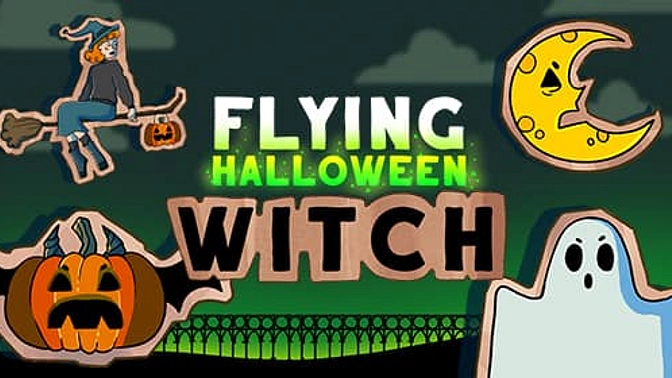 Halloween Witch Fly