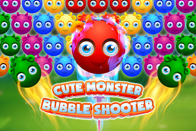 Cute Monster Bubble Shooter