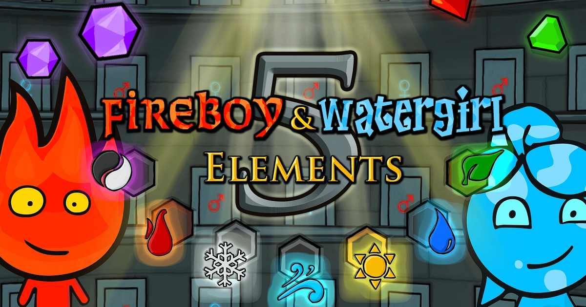 Fireboy and Watergirl 5 Elements in 2023  Fireboy and watergirl, Firegirl  and waterboy, Games for girls