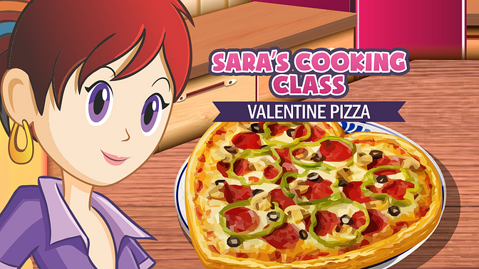 Sara's Cooking Class: Valentine Pizza