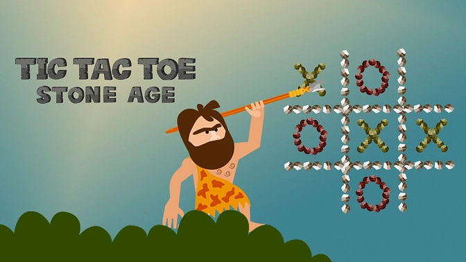 Tic Tac Toe Stone Age