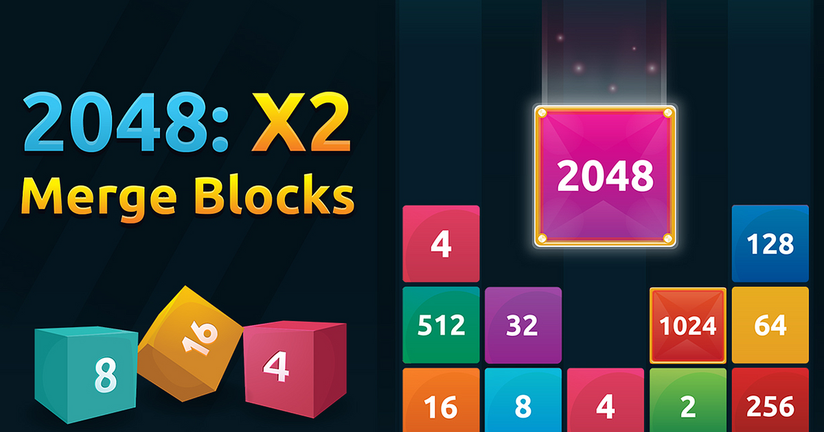 2048 X2 Merge Blocks - Online Game - Play for Free | Starbie.co.uk
