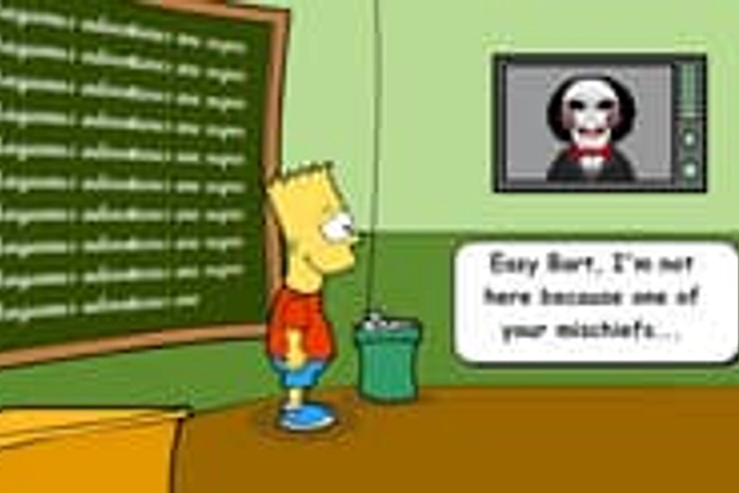 Bart Simpson Saw Game