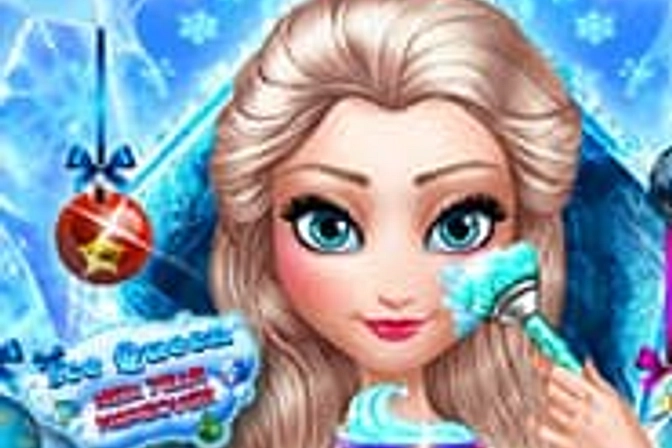 ICE QUEEN CHRISTMAS: REAL HAIRCUTS jogo online gratuito em